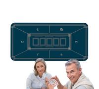 Plateau de Table de Blackjack, Plateau de Table de Poker Pliant - Tapis de Table de Jeu de Cartes,Dessus de Table de Poker Pliant portatif avancé de résistance à l'eau de antidérapante imperméable