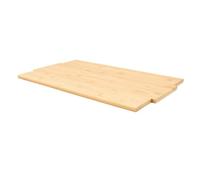 Plateau de Table de Camping en Bois Résistant aux Rayures, Planche à Manger D'extérieur Facile à Nettoyer 23,23 X 13,39 Pouces (Bord carré)