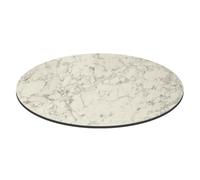 Plateau de table de jardin rond HPL 70 cm marbre Opera - Oviala
