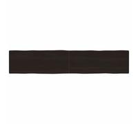 Plateau de Table de Remplacement en Bois de Chêne Massif, Plateau de Bureau Non traité à Bords Vivants pour Salle à Manger, Bureau, étude, Artisanat, Maison et Bases (200 x 40 x 6 cm)