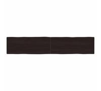 Plateau de Table de Remplacement en Bois de Chêne Massif, Plateau de Bureau Non traité à Bords Vivants pour Salle à Manger, Bureau, étude, Artisanat, Maison et Bases (200 x 40 x 4 cm)
