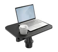 Plateau de table de voiture rotatif à 360 degrés, facile à monter, carré avec plateau en PU, adapté pour travailler et faire des pauses dans le véhicule, pour Tesla Model Y/3 et la plupart des autres