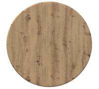 Plateau de table en chêne - vidaXL - Ronde - 30x30x1,5 cm - Artisanal - Mobilier d'extérieur - Surface en bois durable