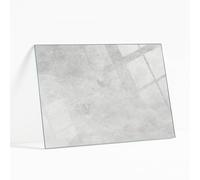 Plateau de Table Meuble Rectangulaire 80x60 cm | Plaque de Sécurité | Installation Facile | avec Coussinets Antidérapants | Bords Polis | Idéal pour Le Bureau | Style Moderne - Texture du Béton