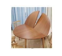 Plateau De Table Pliable en 4 Parties Rallonge De Table Pliable Gain De Place Idéal for La Cuisine, Les Banquets Et Le Camping, Agrandit Votre Espace Repas en Toute Simplicité(D,120cm/48)