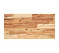 Plateau de table rectangulaire en bois massif d'acacia 100 x 40 x 2 cm | Surface non traitée, bois dur tropical, facile à nettoyer, assortie à différentes bases, veines et couleurs uniques