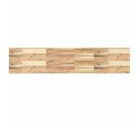Plateau de table rectangulaire en bois massif d'acacia 140 x 30 x 4 cm | Bois d'acacia non traité, surface lisse, facile à nettoyer, assorti à différentes bases, utilisation domestique ou