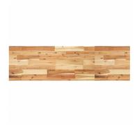 Plateau de table rectangulaire en bois massif d'acacia 160 x 40 x 4 cm | Bois d'acacia massif, non traité, surface lisse, se nettoie avec un chiffon humide, peut être combiné avec différentes bases