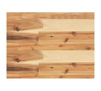 Plateau de table rectangulaire en bois massif d'acacia 40 x 30 x 4 cm | Surface lisse, facile à nettoyer, bois durable, correspond à différentes bases, couleurs et veines uniques