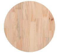 Plateau de Table Rond Ø30x3 cm Bois de pin massif | Bois de pin massif, table d'appoint, table à manger, pieds libres, nœuds rustiques