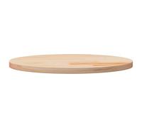 Plateau de Table Rond en Bois de Pin Massif 50 x 2,5 cm | Bois massif robuste, entretien simple, usage intérieur, adapté salle à manger et salon