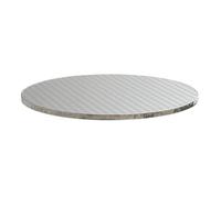 Oviala Plateau de Table Rond en Inoxydable 60 cm Brixton