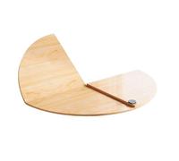Plateau de Table Rond Pliable en Bois sans Pieds, Plateau de Table Rond en Bois, rallonge de Tables Circulaire Portable, Gain de Place, pour Maison, Jardin et Salle à Manger.(D 63''/160cm)