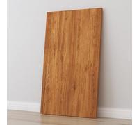 Plateau de table universel en bois, dalle de bureau monobloc (noyer) pour cadres standard et assis, disponible en tailles de 50 à 150 cm, plateau en panneaux de particules de 70 x 50 cm