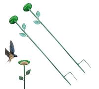 Plateau de terrain d'observation des oiseaux, pieu de mangeoire d'oiseaux - Décorations de pôles de mangeoires lourds | Écureuil Proof Wild Bird Watcher Outdoor Decor, Stand Heavy Duty pour les petits