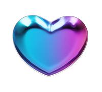 Plateau de thé, Plateau de Fruits en Acier Inoxydable, Rangement Organisateur Bijoux en Forme Cœur pour Décoration Intérieure, Ornement Décoratif avec Une Utilisation Polyvalente, Un Entretien