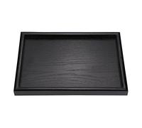 Plateau de Thé Plateau De Nourriture Rectangle Solide En Bois Services à Thé et à Café Repas Plateau De Service Plat pour Restaurant(30 * 20 * 2cm)