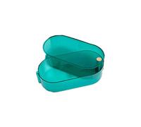 Plateau de tiroir de bureau rotatif empilable pour mallette - Anti-poussière - Tiroir de rangement pour cosmétiques - Pour fille et femme - Organisateurs de maquillage et de rangement - Grand tiroir