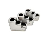Plateau de tour Mandrin hydraulique à mors durs de haute précision, trois mâchoires robustes de 5, 6, 8 et 10 pouces(6inches)