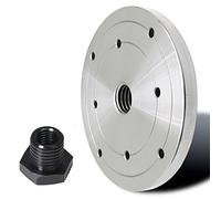 plateau de tournage en bois, mandrin de tournage, Plaque frontale de tour à bois 2'' 3'' 4'' 6'', bride de mandrin de tour à bois filetée en acier argenté for accessoires d'outils de tournage du bois(