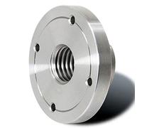 plateau de tournage en bois, mandrin de tournage, Plaque frontale de tour à bois 2'' 3'' 4'' 6'', bride de mandrin de tour à bois filetée en acier argenté for accessoires d'outils de tournage du bois(