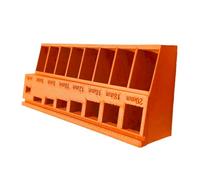 Plateau de tri des vis transportable pour amandes, vis, mise en évidence de substances stratégiques permanentes et compartiments modifiables, ensemble mince de séparateurs