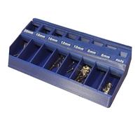 Plateau de tri durable pour vis sûr et robuste pour une organisation durable des outils dans différents coffrets à vis