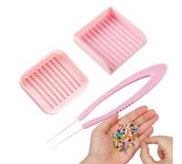 Plateau De Tri Pour Perles À Repasser | Boîtes De Rangement Pour Loisirs Créatifs | Tableau d Exposition des Perles | Pour Enthousiastes Amateurs Passionnés Maison Lieu De Travail Atelier De Loisirs S