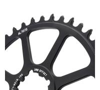 Plateau de vélo à dents étroites et larges fabriqué à partir d'alliage d'aluminium robuste, parfaitement conçu pour un changement de vitesse en douceur à 12 vitesses (42T)