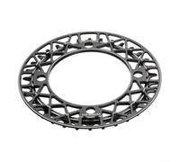 Plateau de vélo de montagne 104BCD 34T/36T/38T, pignon en alliage d'aluminium avec protection de chaîne, usiné CNC pour un changement de vitesse stable, léger et design pour VTT (34T)