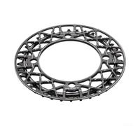 Plateau de vélo de montagne 104BCD 34T/36T/38T, pignon en alliage d'aluminium avec protection de chaîne, usiné CNC pour un changement de vitesse stable, léger et design pour VTT (36T)
