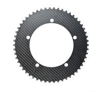 Plateau de vélo de piste en fibre de carbone, pignon fixe BCD144, 49-64T, léger pour course et conduite quotidienne (62T)