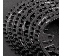 Plateau de vélo de route, 110BCD, 4 boulons, dents larges et étroites pour une meilleure rétention de la chaîne et la compatibilité de la vitesse (42T)