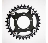 Plateau De Vélo Électrique Avec Vis D'adaptation, 32t 34t 36t 38t Pour Bafang Bbs01 Bbs02, Moteur À Entraînement Central, Pièce De Roue De Pignon