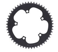 Plateau de vélo en fibre de carbone, entraxe 130 BCD, 52 dents, 5 trous, pour vélo de route ou vélo pliant.