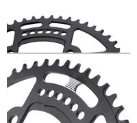 Plateau de vélo léger 44 52T pour 8/9/10/11 vitesses 104BCD en alliage d'aluminium avec trou de clou (48T)