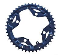 Plateau de vélo rond en acier inoxydable 44T BCD104 mm pour 7 8 9 vitesses Compatibilité profil de dent de précision pour un changement en douceur
