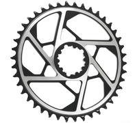 Plateau de vélo VTT Narrow Wide CNC en aluminium 3 trous Compatible avec le groupe de manivelle SRAM Robuste et facile à manipuler Résistant à la rouille Noir (30T)