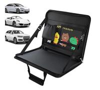 Plateau de volant de voiture, plateau de repas au volant, Plateau alimentaire Organisateur de voiture Plateaux de volant, Sac de rangement, table de travail pliante pour voiture, pour écrire,