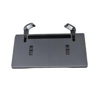 Plateau de volant de voiture - Système de serrage - Support de tablette pour volant de voiture - Pour boissons, téléphone portable, tablette, repas, travail, vidéos, conférences - Pour écrire, lire et