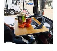 Plateau De Volant en Bambou pour SUV Ou Camion, Plateau De Volant Lisse pour Ordinateur Portable Ou Notebook, Brown, 58x40.5cm