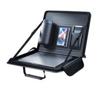 Plateau de volant portable pour ordinateur portable pour siège avant et arrière | Accessoire automobile intérieur pour collations, travail, écriture ou divertissement pendant le stationnement,