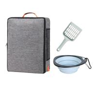 Plateau de Voyage Pliable et résistant aux Rayures Pliable imperméable avec Couvercle et poignée pour Voyage en Voiture, Avion, hôtel