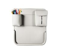 Plateau de voyage pour - Étagère de rangement de voiture fiable, table arrière stable, organisateur de siège multifonction, sac pliable en cuir synthétique | Véhicule, camion, SUV, van, porte