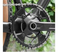 Plateau de VTT à vitesse unique fabriqué en alliage d'aluminium avec motif de dents larges étroites pour trail et conduite urbaine (42T)