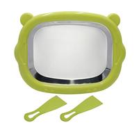 Plateau de yaourt congelé - à partir de la préparation de dessert, rouleau manuel | Machine de sorbet sans électrique avec des spatules doubles, cuisine de maison de conception propre facile,