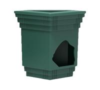 Plateau d'eau pour reptiles, terrarium pour dragon barbu intégré, zone d'assolation design de paysage simulé décoration pour amphibiens, sapos, cocus, araignées, serpents