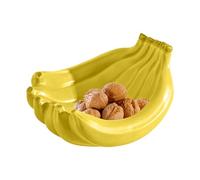 Plateau décoratif en céramique en forme de banane, bol à fruits en forme de banane - Bol de service en céramique colorée,Drôle de noix, porte-fruits en céramique réutilisable pour la maison, s