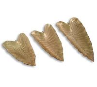 Plateau décoratif en métal cuivré Fila - Lot de 3