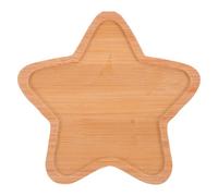 Plateau Décoratif Étoile en Bois Bambou pour Mosaïque DIY | Surface Lisse, Finition Bois , pour Bougies et Verrerie, Usage Maison Bar et Entrée